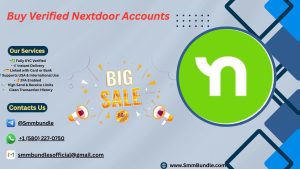 Buy Verified Nextdoor Accounts